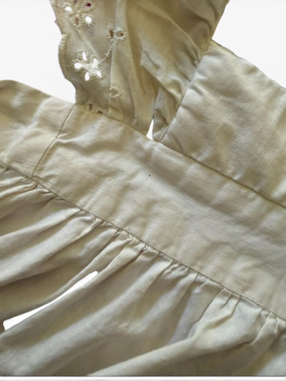 Vintage Cottagecore Apron Dress - 1977 - Picture 11 of 12
